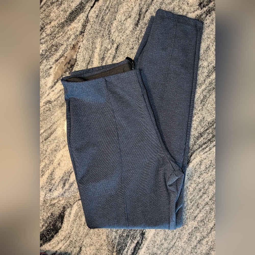 Tahari Bluish Gray Pants Leggings, Size Large